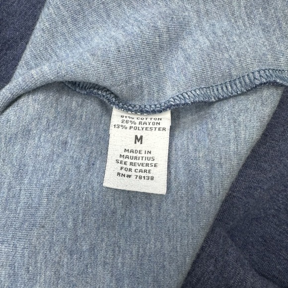 Orton Brothers Co Womens Long Sleeve Henley Size M Blue Gorpcore Hiking Outdoor - Picture 7 of 7